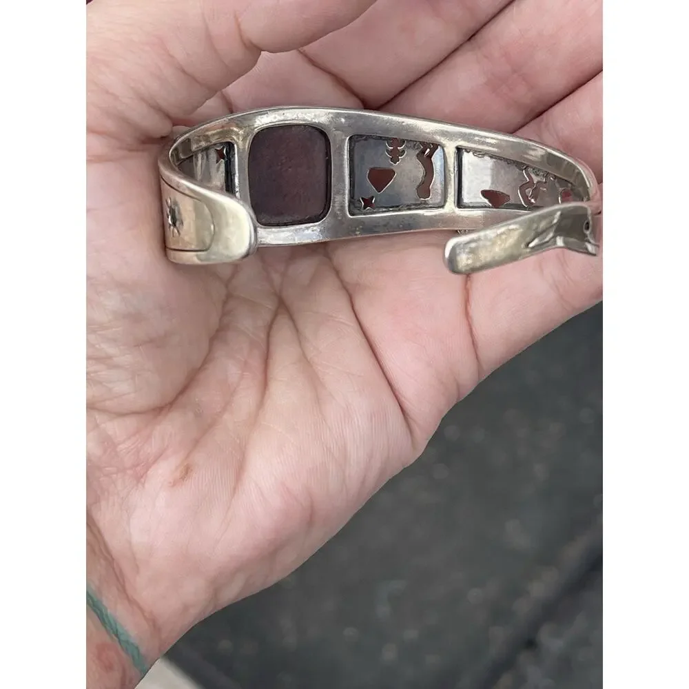 Roderick Tenorio RMT Relios Sterling 14K Gold Catseye Storyteller Cuff 30g
